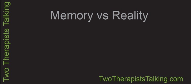 Memory and Reality Header in Black Color